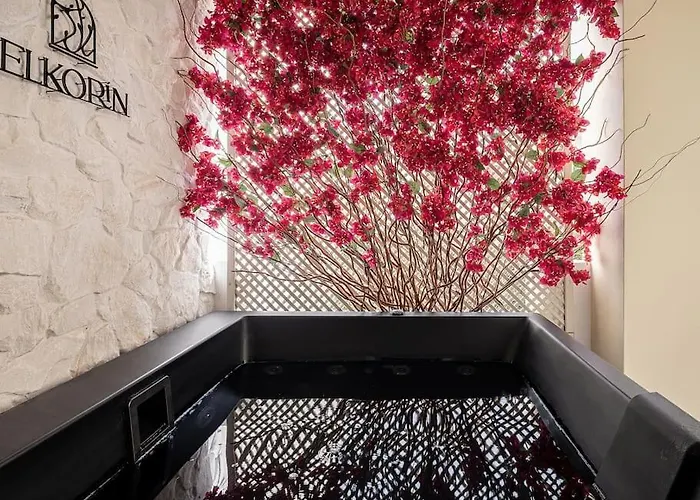 アパート Elkorin Jacuzzi Luxury Living